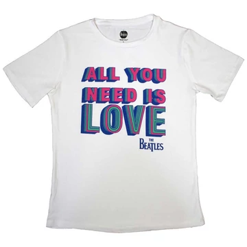 The Beatles - All You Need Is Love - Női Póló - BEATTEE557LW