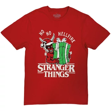 Netflix - Stranger Things - Ho Ho Hellfire - Unisex Póló - BILSTT00143TSMR