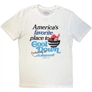 Netflix - Stranger Things - Ahoy Gool Down - Unisex Póló - BILSTT00150TSMW