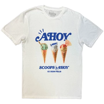 Netflix - Stranger Things - Scoop Ahoy - Unisex Póló - BILSTT00152TSMW