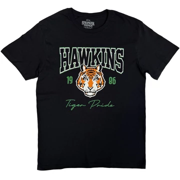 Netflix - Stranger Things - High School Hawkins - Unisex Póló - BILSTT00166TSMB