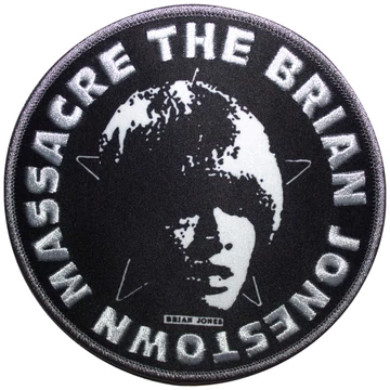The Brian Jonestown Massacre - Circle Face Black - Standard Folt - BJMPAT01B