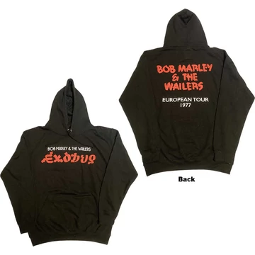 Bob Marley - Exodus Wailers European Tour '77 - Unisex Kapucnis Pulóver - BMAHD72MB
