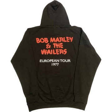 Bob Marley - Exodus Wailers European Tour '77 - Unisex Kapucnis Pulóver - BMAHD72MB
