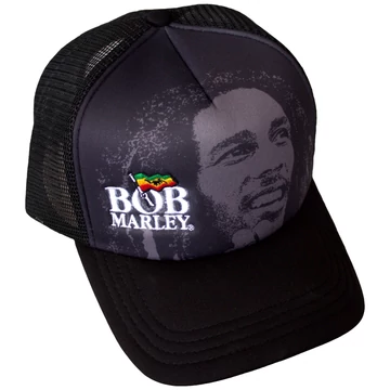 Bob Marley - Logo &amp; Face - Unisex Baseball Sapka - BMAMBCAP07B