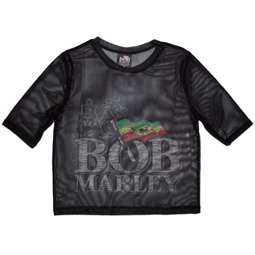 Bob Marley - Logo - Női Crop Top Póló - BMAMCT84LB