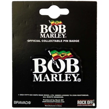 Bob Marley - Logo - Kitűző Szett - BMAPIN03
