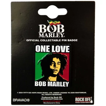 Bob Marley - One Love - Kitűző Szett - BMAPIN04