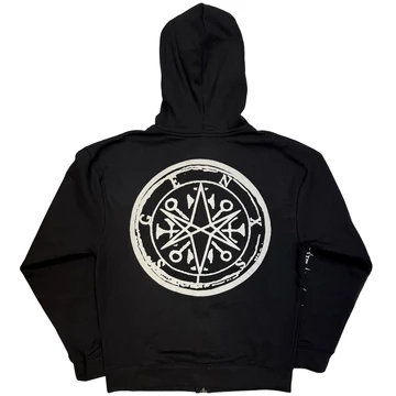 Bring Me The Horizon - Metal Logo Genxsis - Unisex Cipzáras Kapucnis Pulóver - BMTHZHD149MB