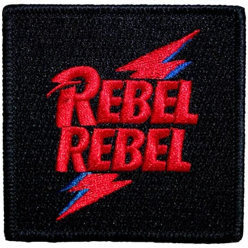 David Bowie - Rebel Rebel Pink &amp; Blue - Standard Folt - BOWPAT21