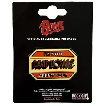 David Bowie - I'm With... - Kitűző Szett - BOWPIN14