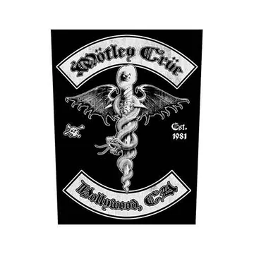 Motley Crue - Hollywood - Hátfelvarró - BP0962