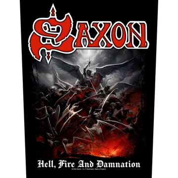 Saxon - Hell, Fire And Damnation - Hátfelvarró - BP1296