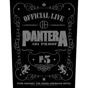Pantera - 101 Proof - Hátfelvarró - BP896