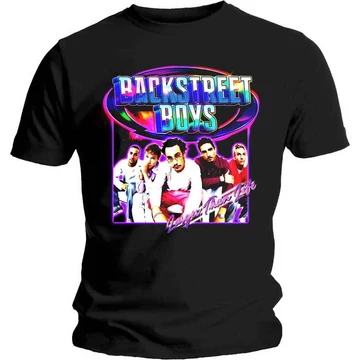 Backstreet Boys - Larger Than Life - Unisex Póló - BSBTS01MB