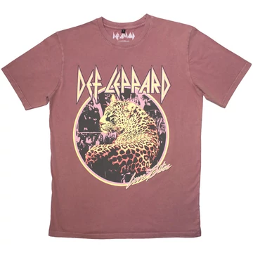 Def Leppard - Love Bites - Unisex Kőmosott Póló - DEFLSTNW45MKR