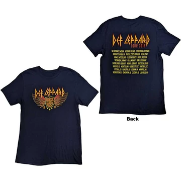 Def Leppard - Rock Of Ages Tour 2019 - Unisex Póló - DEFLTS40MN