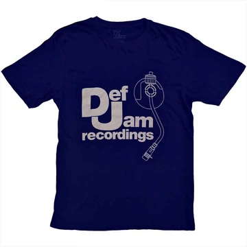 Def Jam Recordings - Logo &amp; Stylus - Unisex Póló - DJTS04MN