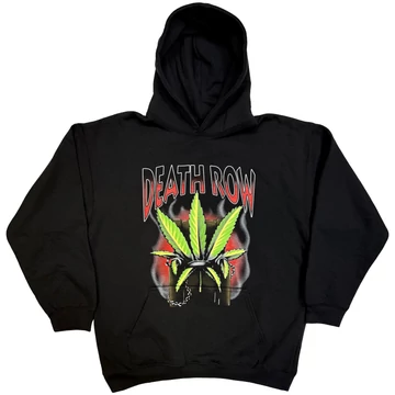 Death Row Records - Leaf - Unisex Kapucnis Pulóver - DRRHD01MB