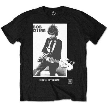 Bob Dylan - Blowing in the Wind - Unisex Póló - DYLTS03MB