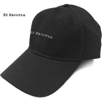 Ed Sheeran - Type Logo - Unisex Baseball Sapka - EDCAP01B