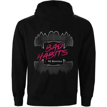 Ed Sheeran - Bad Habits - Unisex Kapucnis Pulóver - EDHD05MB
