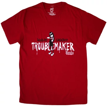 Emily The Strange - Troublemaker - Unisex Póló - EMITS01MR