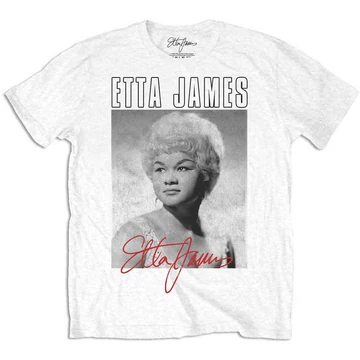 Etta James - Portrait - Unisex Póló - ETTATS03MW