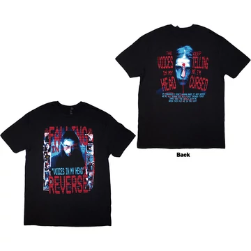 Falling In Reverse - Voice Collage - Unisex Póló - FIRTS08MB