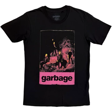 Garbage - Neon Band - Unisex Póló - GARBTS03MB
