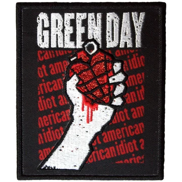 Green Day - American Idiot Text Repeat - Standard Folt - GDPAT20