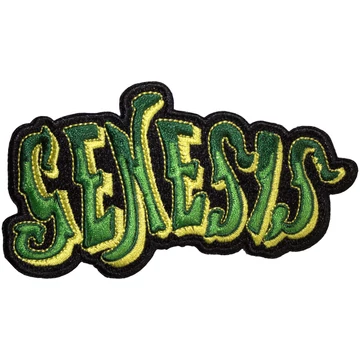 Genesis - Classic Logo Cut-Out Green - Standard Folt - GENPAT05G