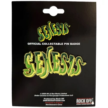 Genesis - Green Classic Logo - Kitűző Szett - GENPIN01