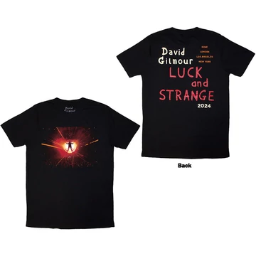 David Gilmour - Luck &amp; Strange Stage Shot - Unisex Póló - GILTS21MB