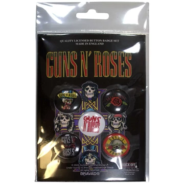 Guns N' Roses - Bullet Logo 2 - Mini Kitűző - GNRBBSET02