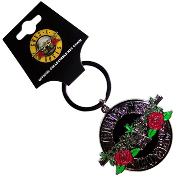 Guns N' Roses - Silver Circle Logo - Kulcstartó - GNRKEY03