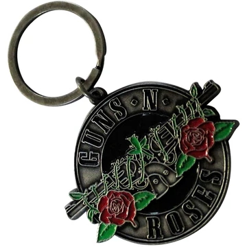 Guns N' Roses - Silver Circle Logo - Kulcstartó - GNRKEY03