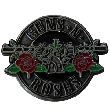 Guns N' Roses - Silver Circle Logo - Kitűző Szett - GNRPIN03