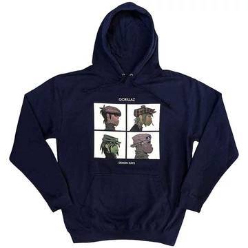 Gorillaz - Demon Days - Unisex Kapucnis Pulóver - GORHD03MN