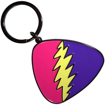 Grateful Dead - Pink/Purple Plectrum - Kulcstartó - GRATEKEY03