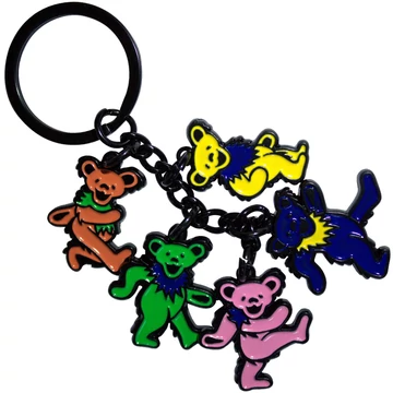 Grateful Dead - Dancing Bears Charms - Kulcstartó - GRATEKEY10