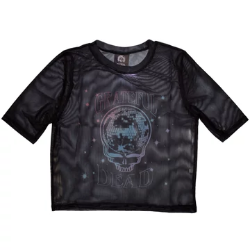 Grateful Dead - Stealy Glitter Ball - Női Crop Top Póló - GRATEMCT64LB