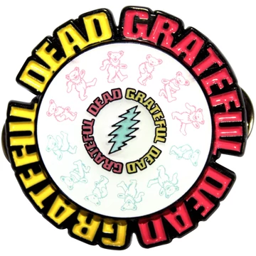 Grateful Dead - Spinning Emblem - Kitűző Szett - GRATEPIN17