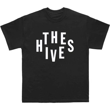 The Hives - Stacked Logo - Unisex Póló - HIVETS04MB