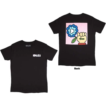 Idles - Cartoon Flower - Unisex Póló - IDLTS01MB