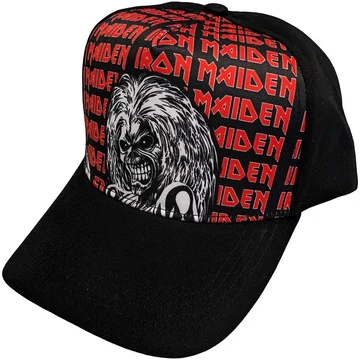 Iron Maiden - Eddie Logo Repeat - Unisex Baseball Sapka - IMCAP06B
