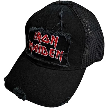 Iron Maiden - Scuffed Logo - Unisex Baseball Sapka - IMMBCAP09B