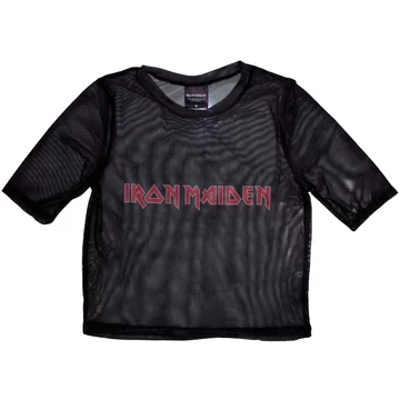 Iron Maiden - Logo - Női Crop Top Póló - IMMCT184LB