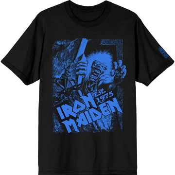 Iron Maiden - Est. 1975 No Prayer Grave Blue - Unisex Póló - IMTEE207MB