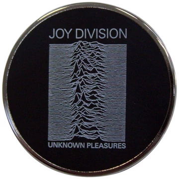 Joy Division - Unknown Pleasures - Kitűző Szett - JDPIN04